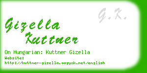 gizella kuttner business card